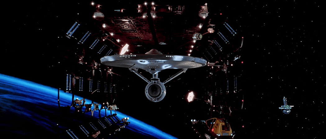 (Paramount) The USS Enterprise undergoing a total refit - Star Trek: The Motion Picture