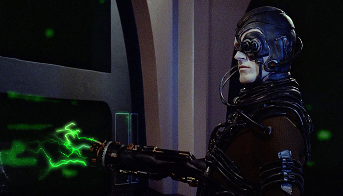 Thanks to Q Starfleet met the Borg way ahead of schedule - "Q Who"
