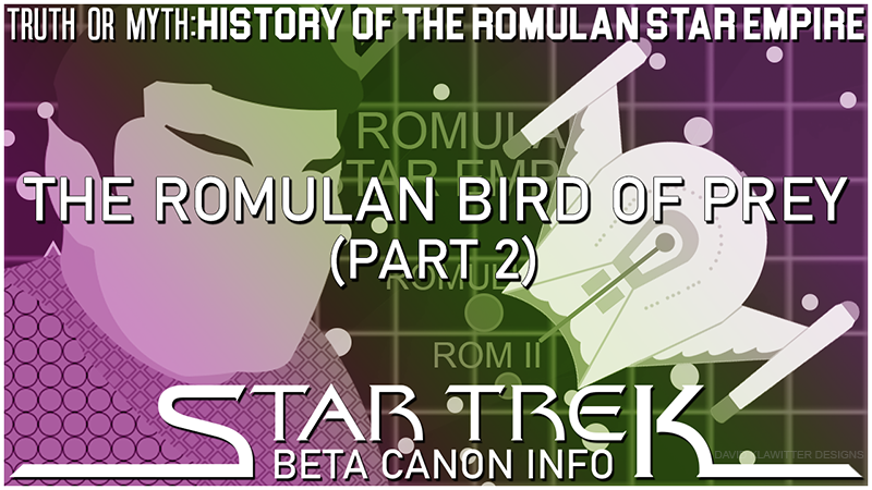 Romulan Bird of Prey Part 2 Header