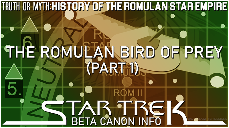 Romulan Bird Of Prey Part One Header