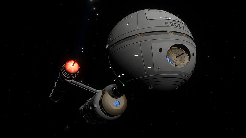 Daedalus Class Front View Star Trek starship