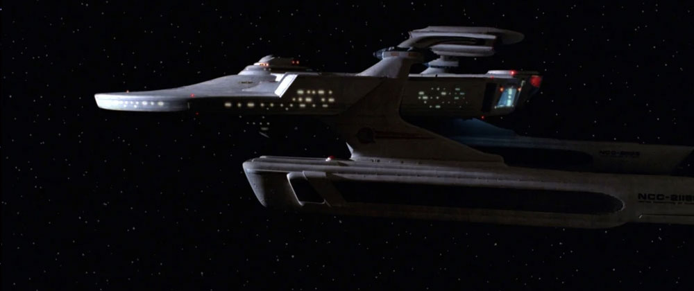 (CBS) Miranda Class starship USS Brattain Star Trek The Next Generation