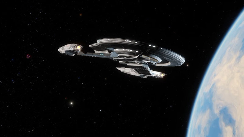   (CBS) The Malachowski Class In Orbit Star Trek Discovery