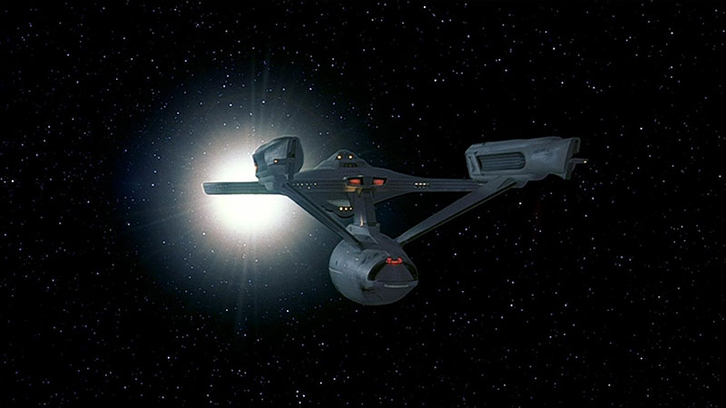 (Paramount) The Enterprise-A sails off into the sunset