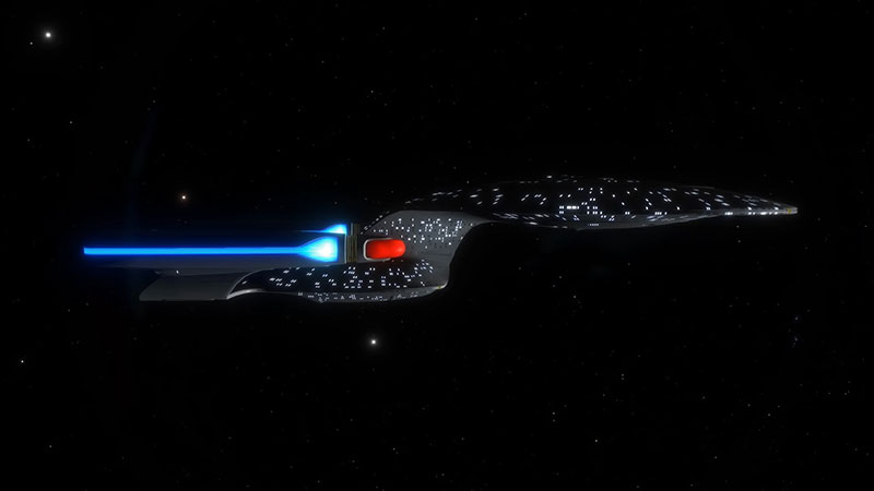 (CBS) The Galaxy Class Starboard View