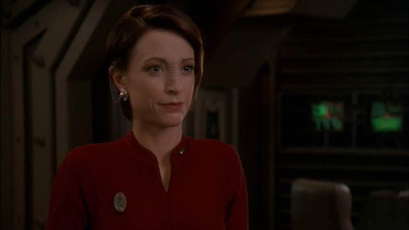 (CBS) Colonel Kira played by Nana Visitor