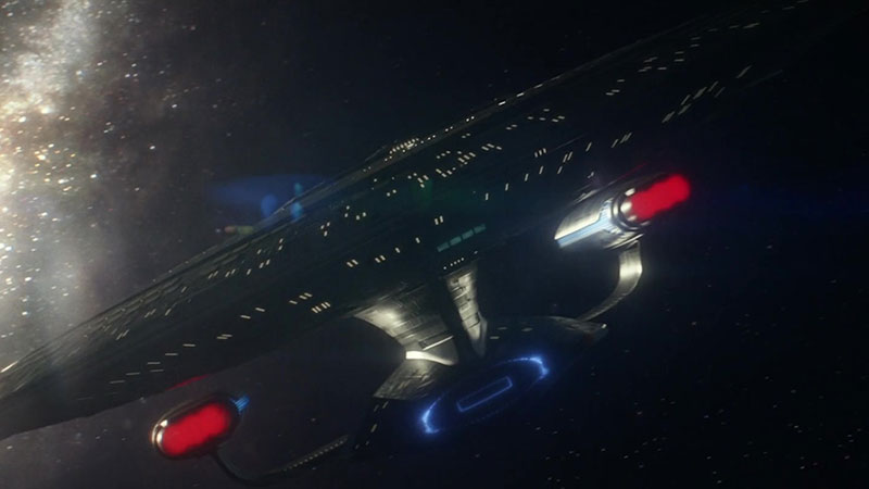 (Paramount+) Although brief the USS Enterprise D makes a return in Star Trek: Picard
