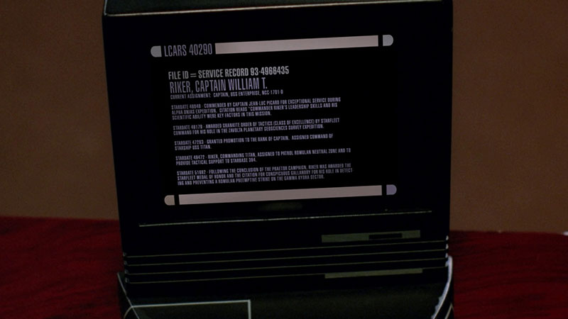 (CBS) Example of Stardate use in TNG