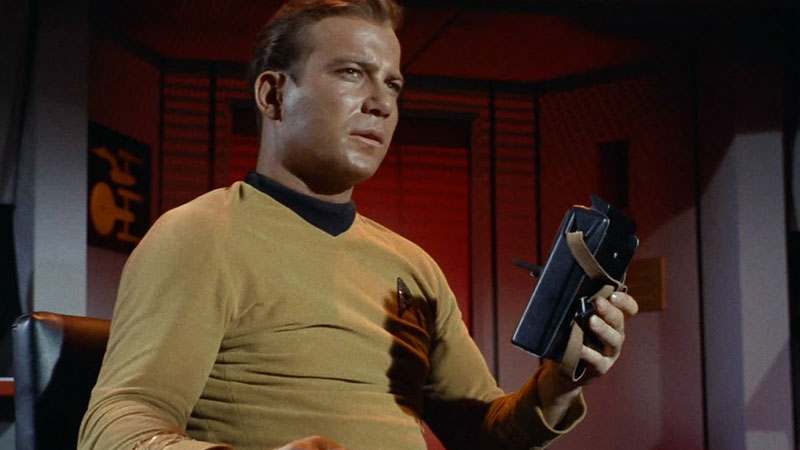 (CBS) Captain Kirk records a log in "Dagger of the Mind"