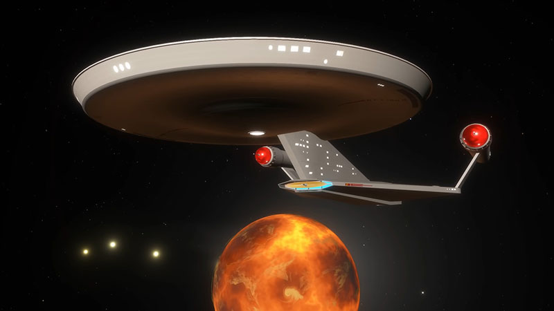 (Paramount) USS Crossfield (TOS) Port Front