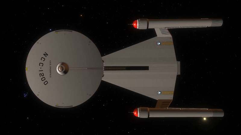 Paramount) USS Crossfield (TOS) Ventral View