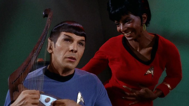 (CBS) Uhura and Spock jamming together