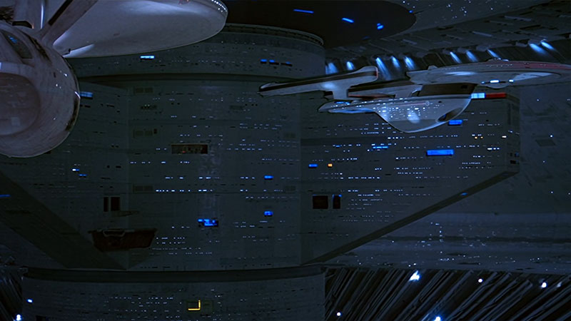 Enterprise space dock search for Spock