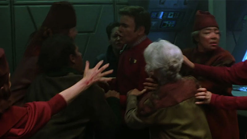 (Paramount) El-Aurians fleeing the Borg in Star Trek: Generations