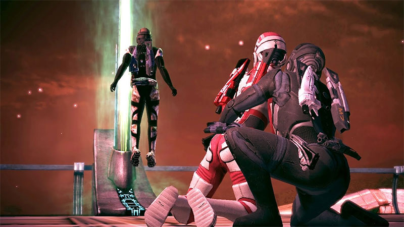 (Bioware/EA) Shepard activates the beacon on Eden Prime