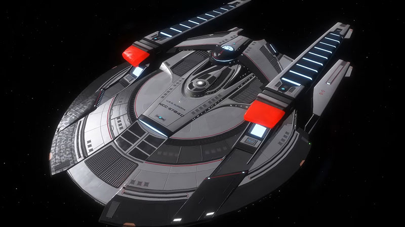 (CBS/Cryptic) The Europa Class Starboard Bow