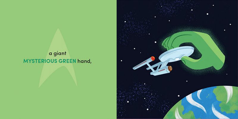 Giant Green Space Hand! 