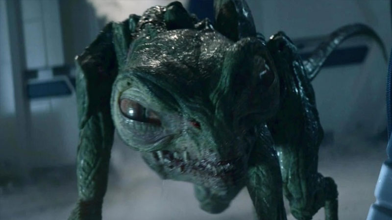 (Paramount+) The Gorn as seen in "Strange New Worlds" 